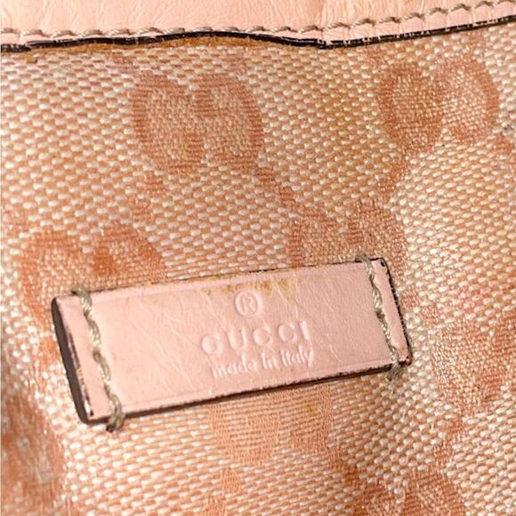 Beautiful! Authentic GUCCI Joy MM Coated Canvas Tote Large - Picture 8 of 13